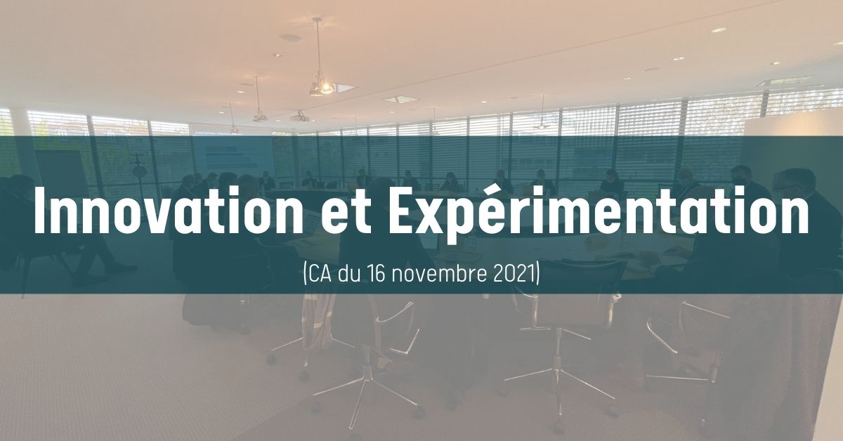 Innovation et Expérimentation