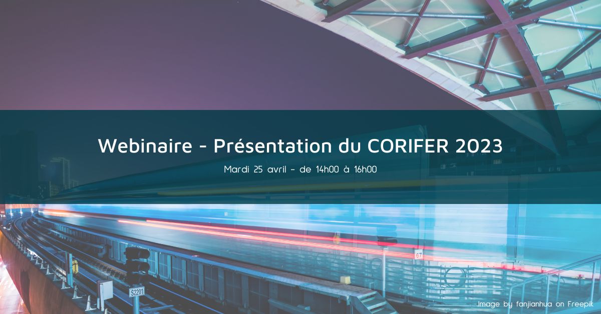 Webinair de présentation du CORIFER 2023