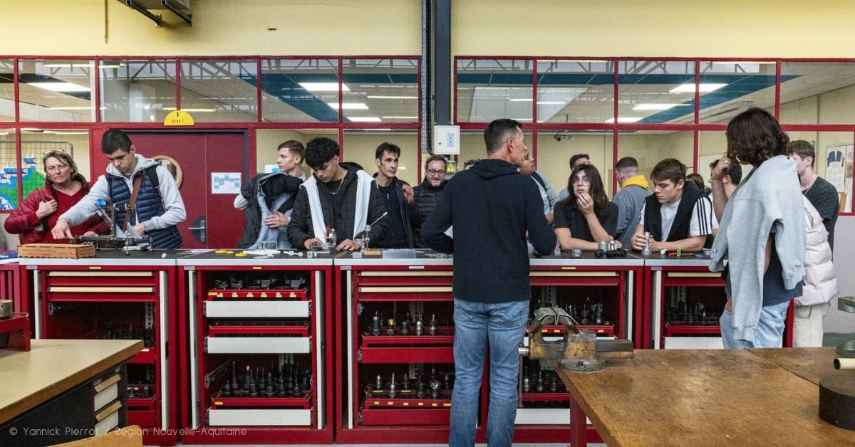 La venue d'Emmanuel MACRON au lycée Bernard Palissy